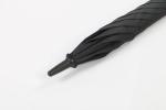 Custom Large Black Golf Umbrella , Wind Resistant Extra Long Golf Umbrella