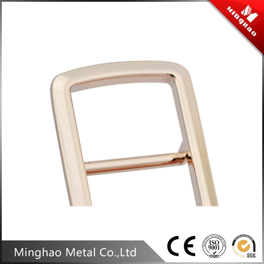 Hot sale 28.17*19.51mm light gold Tri-glide adjustable strap bruckle