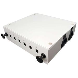 China 6 Port 6 Core Fiber Optic Patch Box Indoor Terminal Box ST Single Mode Simplex wholesale