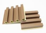 Bamboo Fiber Interior Wpc Wall Panel Wood Texture 160 * 24 * 2900