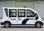 Enclosed Cabin 5kw Electric Sightseeing Car With Rear Cargo Box For City Walking