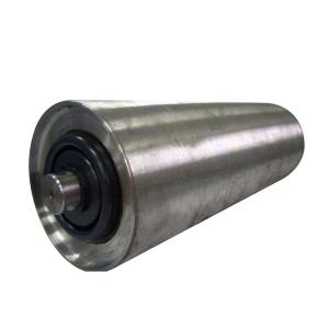 China Dia 159mm Heavy Duty Conveyor Roller Stainless Steel Pallet Conveyor System wholesale