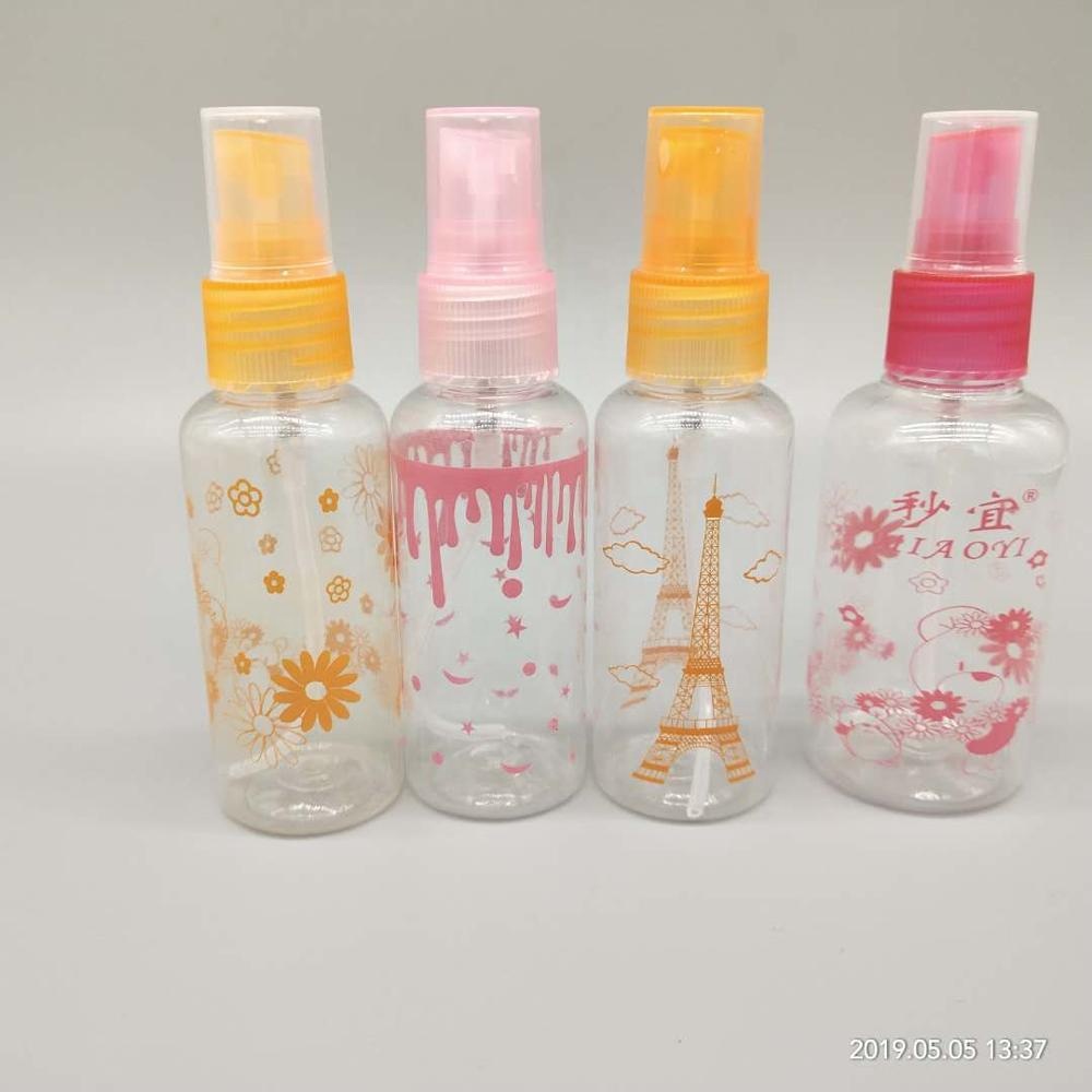 Red Plastic Lotion Bottles With Pump 10ml Plastic Pump Spray Bottles