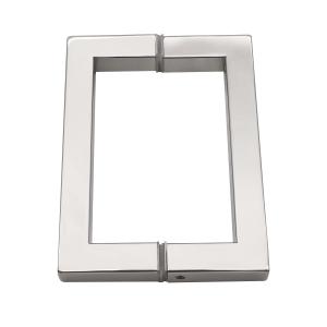 China Sample 1-3 Working Days Stainless Steel 304 Chrome Handle For Tempered Glass Door wholesale