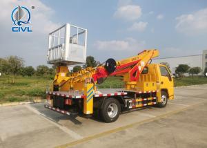 China 18m Telescopic Van With Basket Aerial Work Vehicle 4x2 Truck Chassis wholesale