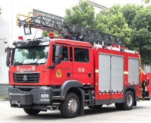 China Sinotruk Sitrak 18m Aerial Ladder Rescue Fire Truck Specialized Vehicle China Factory wholesale
