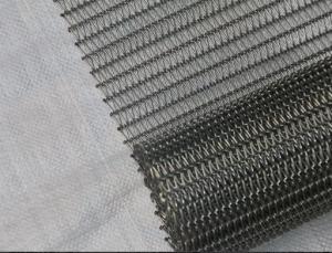 China 201 Stainless Steel Balanced Weave Conveyor Belts For Seafood Processing wholesale
