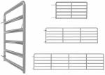 10ft / 12 Foot Galvanized Farm Gate , 25nb Pipe Livestock Metal Agricultural