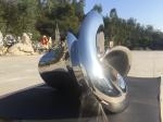 Metal Large Outdoor Sculpture Flower 2.8 Meter Length For Hotel Decoration
