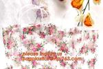 Wholesale Waterproof PP Plastic Gift Flower Bag Carry,PP Clear Handheld Flower