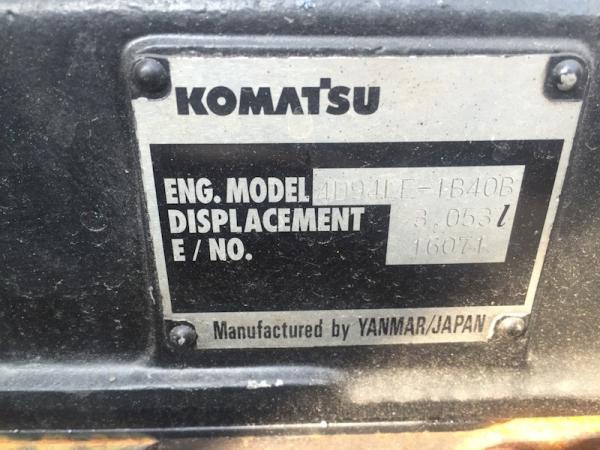 Komatsu second-hand 3 ton forklift three msat