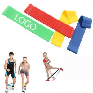 China Elasticity Yoga Resistance Tension Fitness Latex Strip Sports Supplies Logo Customized wholesale