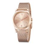 Women's Analog Quartz Rose Gold Watch with Stainless Steel Mesh Strap Ladies
