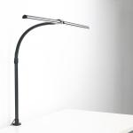 Dual Head 30.9INCH 24W 3CCT 10LEVEL Removable Clip Desk Lamp For Office Clamp