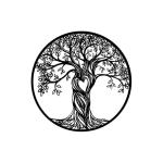 Wall Decor Tree Cutouts Rusty Metal Garden Ornaments Low Maintenance Custom