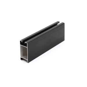 China Black Frame Extrusion Casement 6063 T5 Aluminum Window Profiles wholesale