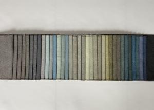 China 100%Polyester water resistant linen look plain upholstery sofa fabric dyed cheap fabric wholesale
