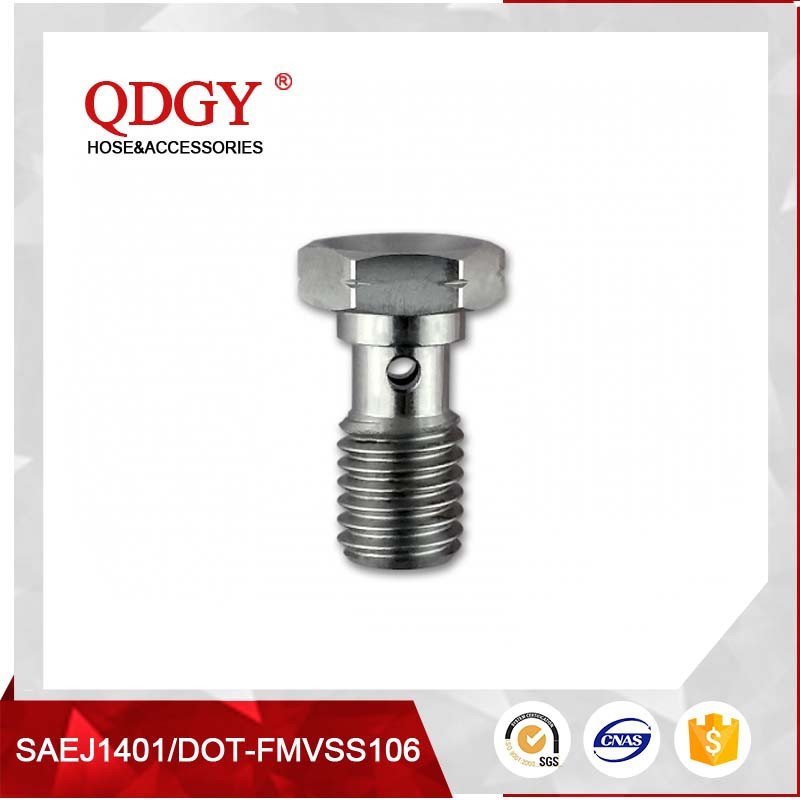 STAINLESS STEEL MATERIAL BRAKE HOSE FITTINGS SINGLE BANJO BOLT M10 X 1.5