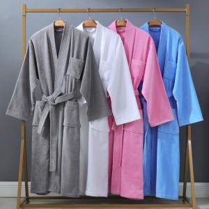 China Custom Color Waffle Terry Fabric Knit Unisex Cotton / Coral Fleece Seasonal Blanket wholesale
