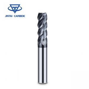 China HRC60 Solid Tungsten Carbide End Mill Types Of Milling Cutter 4 Flutes wholesale