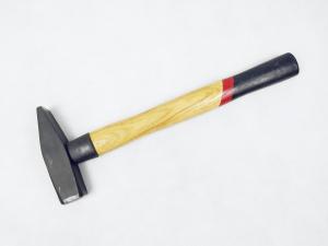 China DIN Standard Forged steel Hand Machinist hammer with Double colors wooden handle (XL-0107) wholesale