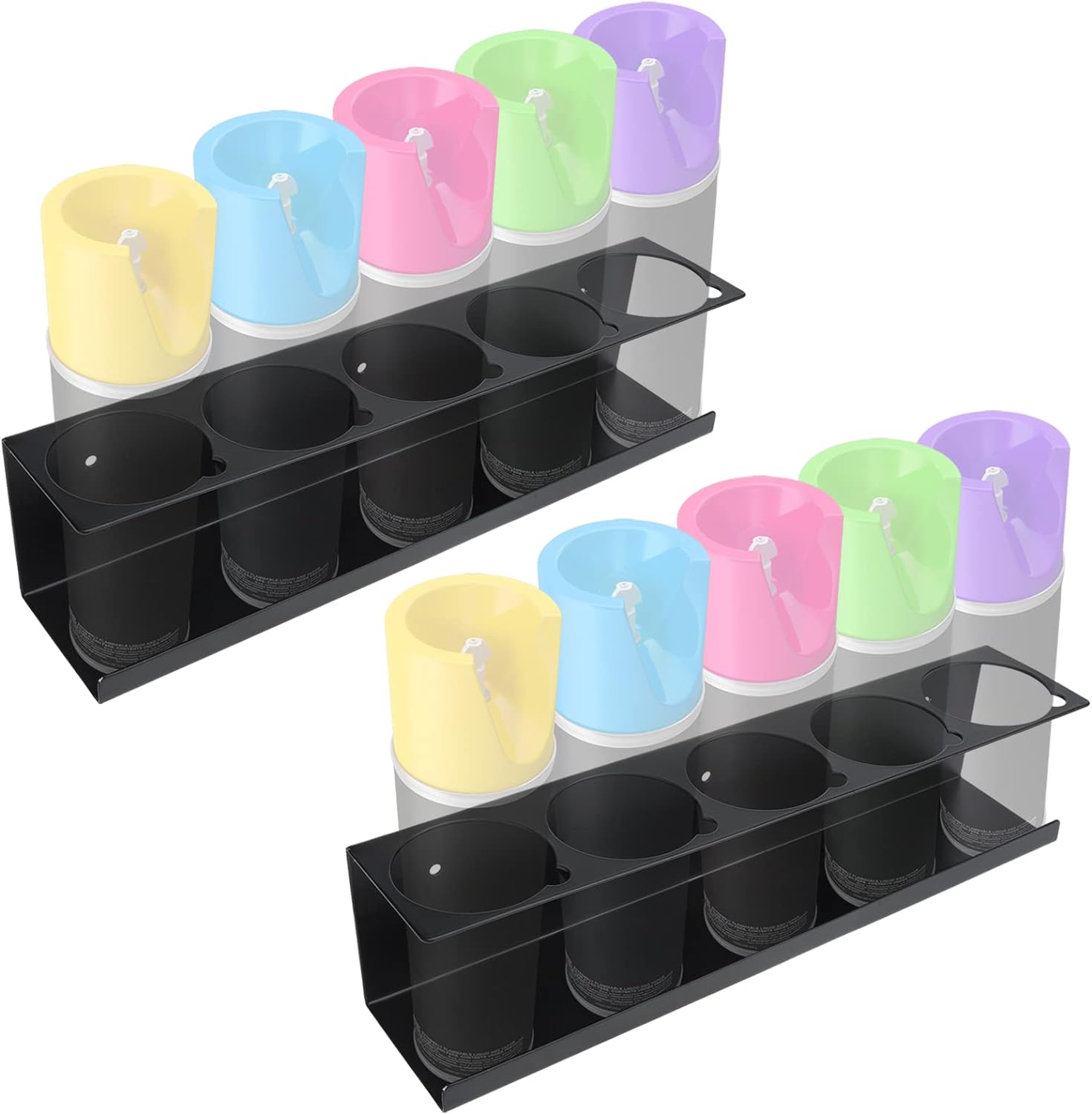 Durable Aerosol Can Holder Organizer for Organizing Spray Bottles in Garage or Home