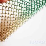 Gradation Art Stainless Steel Mesh Curtain Chain Coil Drapery For Fireplace