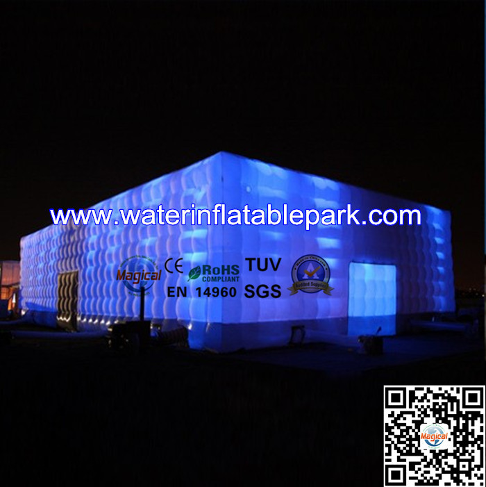 Waterproof Giant Inflatable Lighting Tent For Exhibition Show And Event