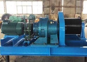 China Heavy Duty 20 Ton 25 Ton Material Lifting Diesel Engine Powered Steel Wire Rope Winch wholesale