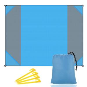 China Outdoor Camping Sand Proof Ripstop Nylon Waterproof Compact Beach Blanket / Oversize Picnic Blanket / Beach Mat wholesale