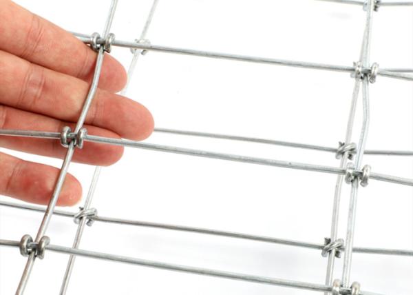 Heavy Duty Galvanized Horse Mesh Fence 3ft-8ft Height S Knot Corrosion