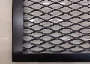 China ISO9002 Stretching Black Expanded Metal Lath Sheet 60*120mm 20*40mm Hole wholesale