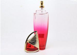 China Cylinder Embossed Refillable Glass Perfume Bottle Suitable For Personal Care wholesale