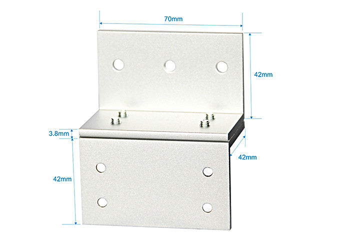 Mini 120lbs ElectromagneticDoor Lock Bracket Z Shape 90° Open Mode JS-60Z