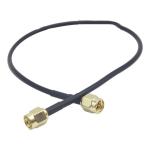 50ohm RG58 Coaxial Cable High End SMA Male To SMA Female Connector Nickel