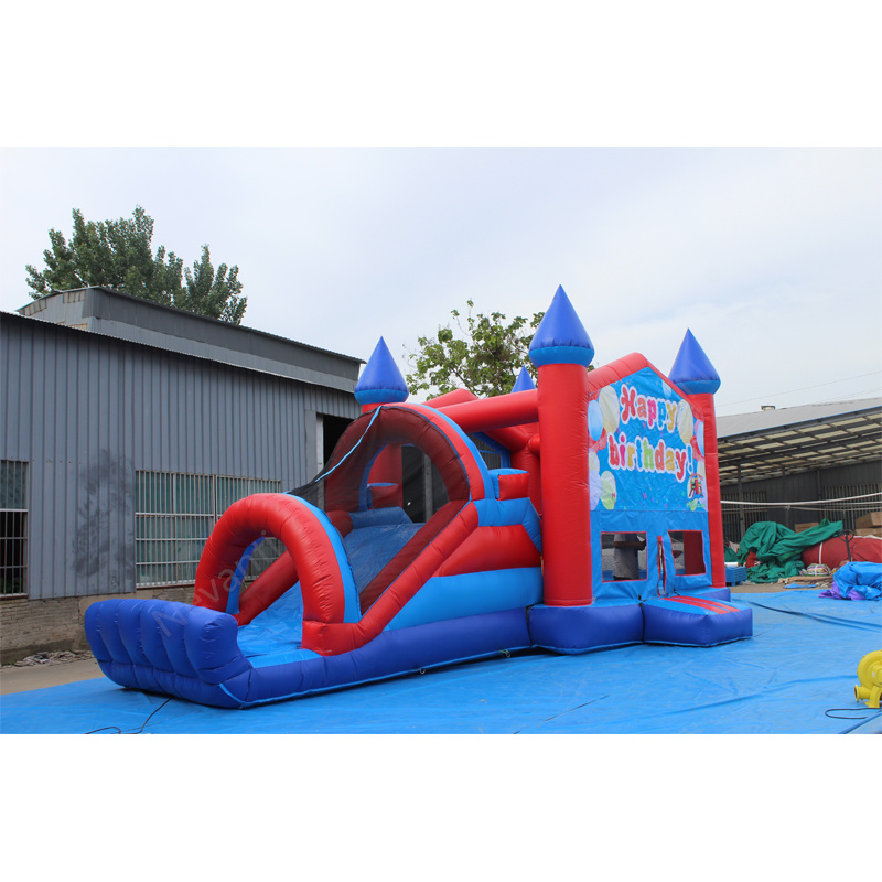 8-13 Years Old Upgrade to Our Customized Size Inflatable Bouncer Castle Slide Combo