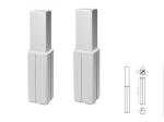 2-Stage Telescopic Pillars Actuators DC Motor Stroke 100~600mm Aluminum Columns