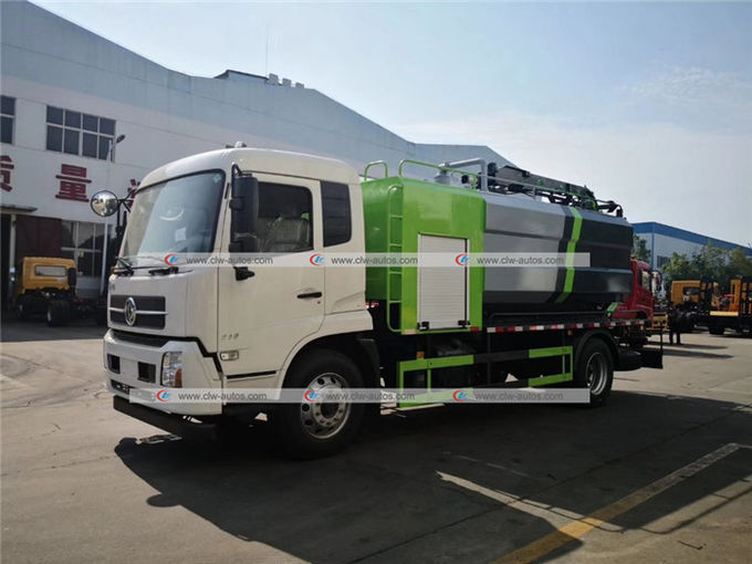 Dongfeng 12000L Tank Capacity High Pressure Jetting Vacuum Cleaning Sewage Suction Truck