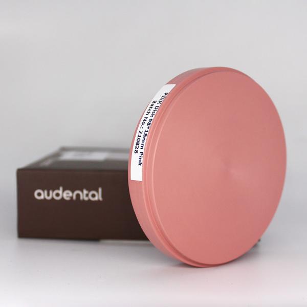 Dental PEEK Block in Natural Yellow Pink White Shade 2S 3S for Optimal