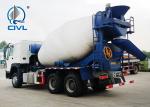 Sinotruk New HOWO 6x4 10m3 Concrete Mixer Truck / Cement Truck LHD Or RHD