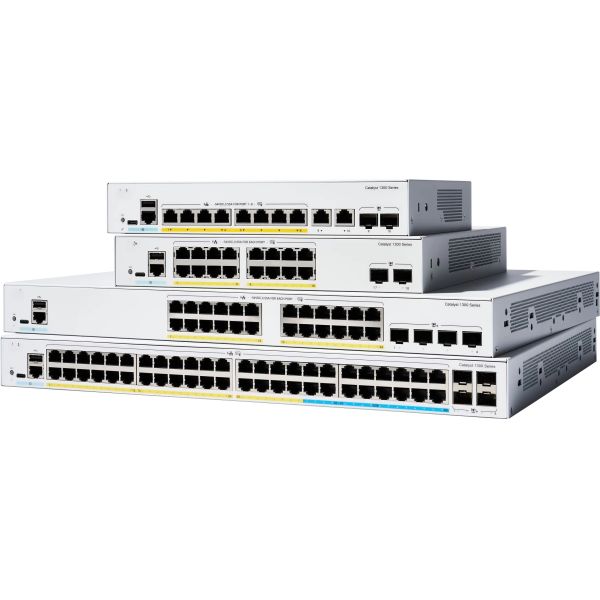 Cisco Switch C1300 Series 8 Port PoE Gigabit Ethernet Network Switch with Layer 2 Functionality