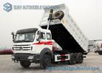 Beiben 2 Axles Heavey Dump Garbage Truck 6x4 20ton Capacity North Benz Chassis