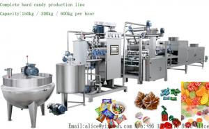 China 300kg/h Hard Candy Production Line Industrial Commercial Candy Production Machine on sale