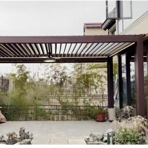 China Modern Luxury Aluminum Gazebo with Sunshade and Rain Protection wholesale