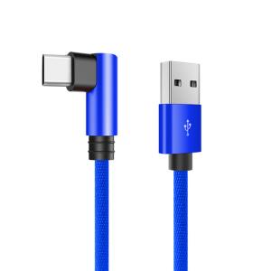 China Elbow L Shape 90 Degree Type C Cable OEM USB Type C Data Cable wholesale