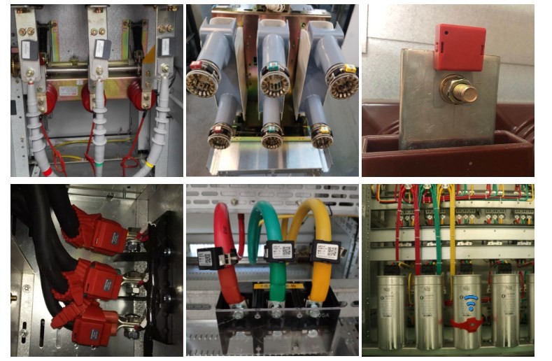 Acrel ATE400 Wireless Temperature Measuring Sensor Equipped In Swtichgears Switchgear Temperature Sensor