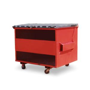 China Mild Steel 3 Marrell Skip Bin With Door Customized Size And Color wholesale