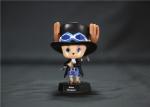 Customized One Piece Figure Collection For Promotion Black Color 8*5*3cm