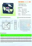 CHD12012CB Ball Bearing 120x38mm DC CPU Fan