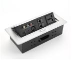 Office Furniture Tabletop Switch Socket / Pop Up Desk Power Outlet For